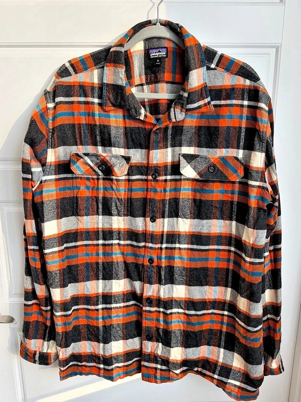 Patagonia Men's Long-Sleeve Heavyweight Fjord Flannel Shirt Size XL